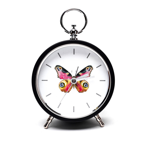 Widdop Hestia Butterfly Mantel Clock
