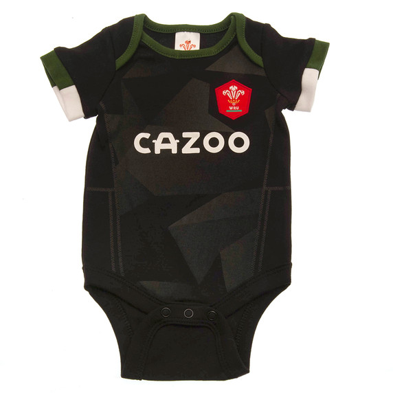 Wales RU 2 Pack Bodysuit 6-9 Mths PC