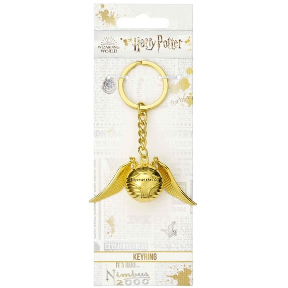 Harry Potter 3D Metal Keyring Golden Snitch