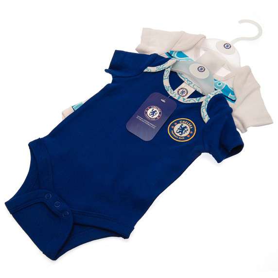 Chelsea FC 2 Pack Bodysuit 12-18 Mths LT