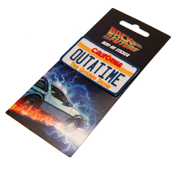 Back To The Future Iron-On Patch