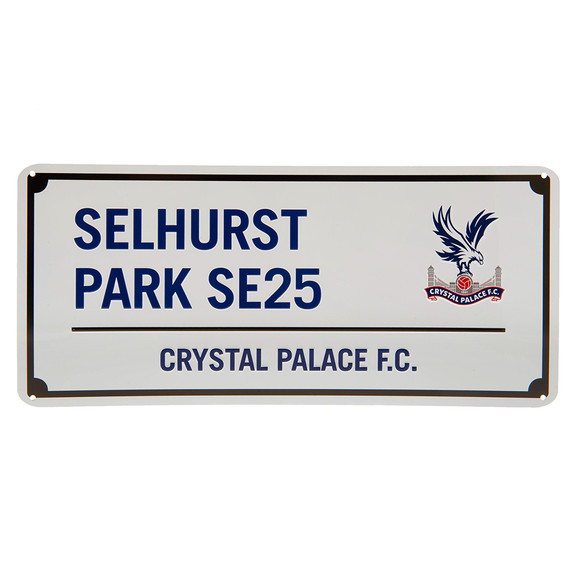 Crystal Palace FC Street Sign BW