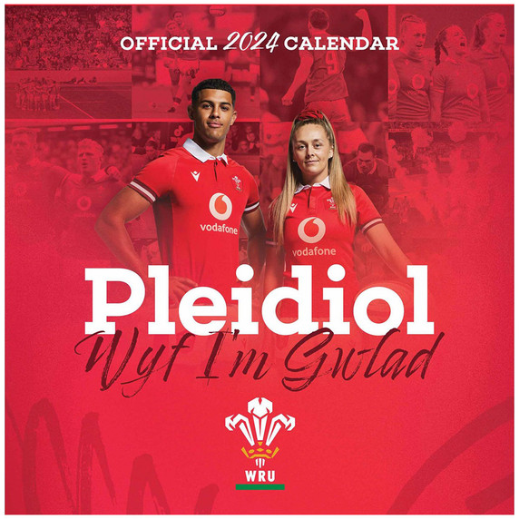 Wales RU Square Calendar 2024