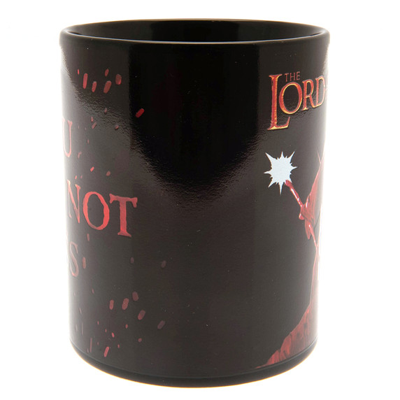 The Lord Of The Rings Heat Changing Mega Mug Shall Not Pass