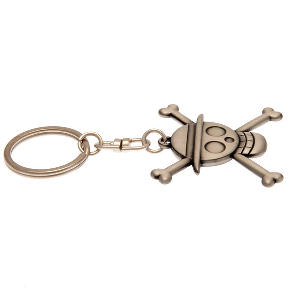 One Piece 3D Metal Keyring Luffy Skull