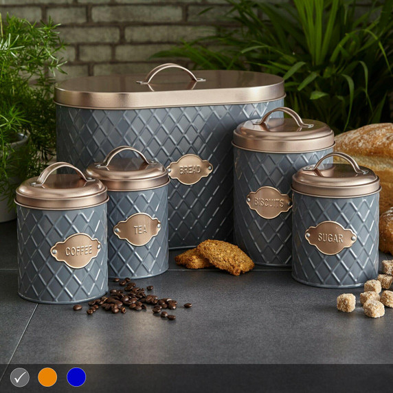 Neo 5-Piece Kitchen Canister Set: Stylish Storage for Your Kitchen Essentials