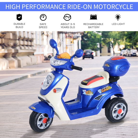 Electric Ride on Toy Car Kids Motorbike Children Motorcycle Tricycle
