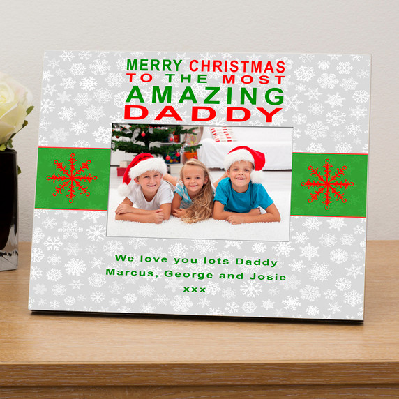 Merry Christmas to...personalised photo frame