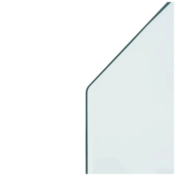 Fireplace Glass Plate Hexagon 120x60 cm