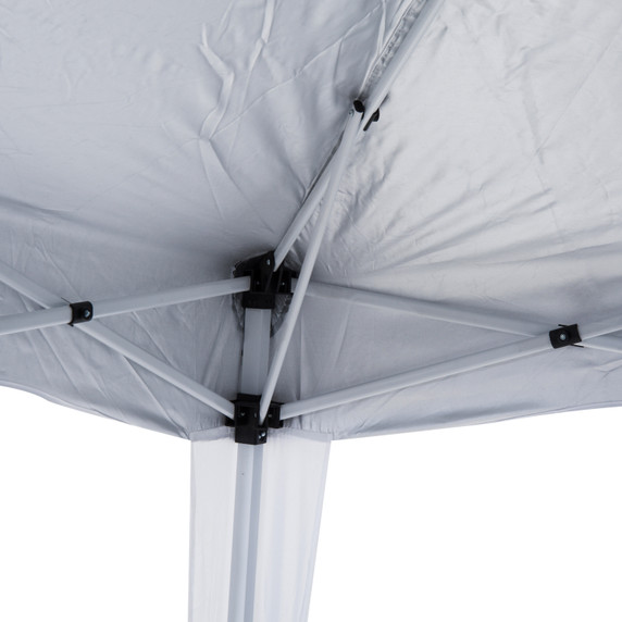 Outsunny Pop-Up  Tent,  3Lx3Wx2.4H m-White 