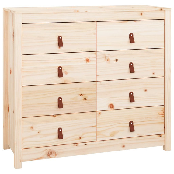 Side Cabinet 100x40x90 cm Solid Wood Pine