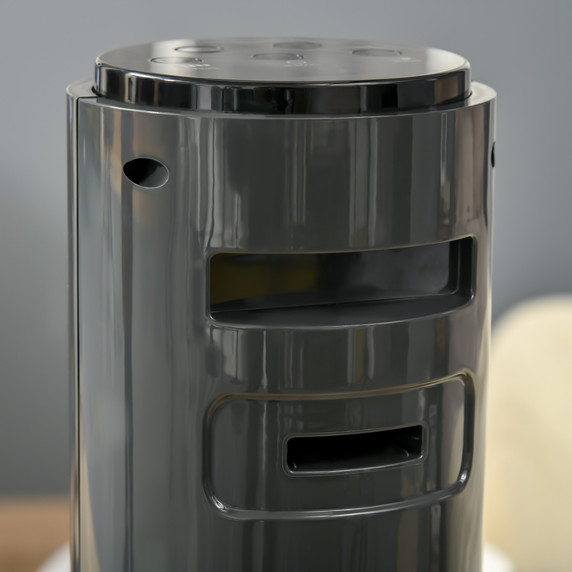 Tower Fan, 3 Speed 3 Mode Timer, Oscillation, Remote Dark Grey