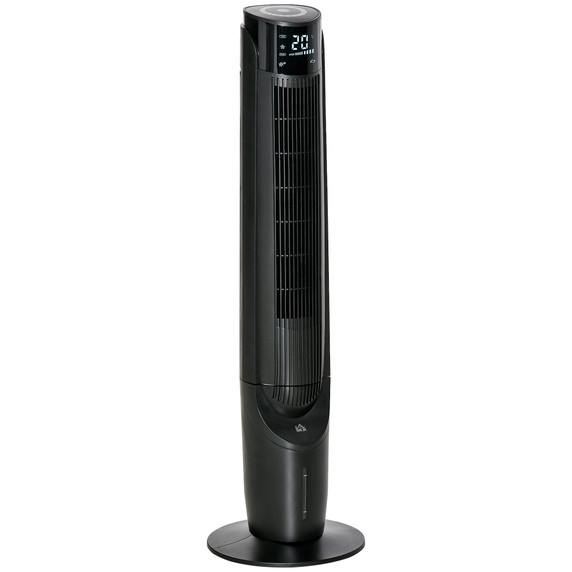 Quiet Air Cooler, Home Evaporative Ice Cooling Tower Fan Bedroom, Black