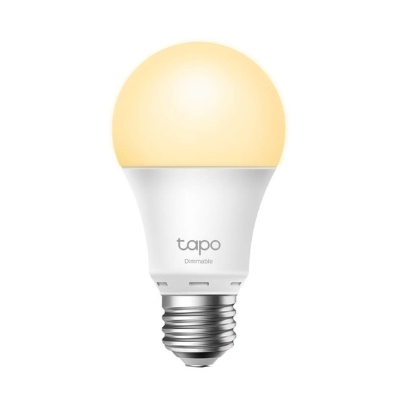 TP-Link Tapo Smart Bulb, Smart WiFi LED Light, E27, 8.7W, Works with Amazon Alexa(Echo and Echo Dot), Google Home, Dimmable Soft Warm White, No Hub Required (Tapo L510E)