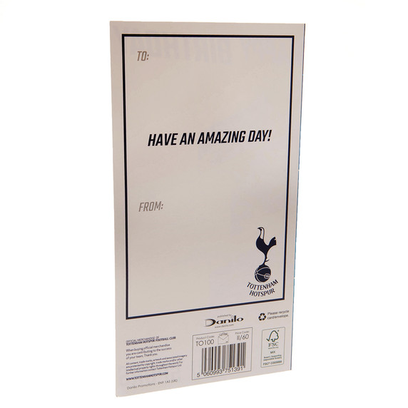 Tottenham Hotspur FC Crest Birthday Card