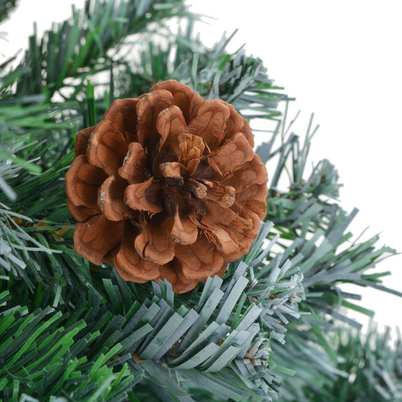 Artificial Christmas Tree with Pinecones 210 cm