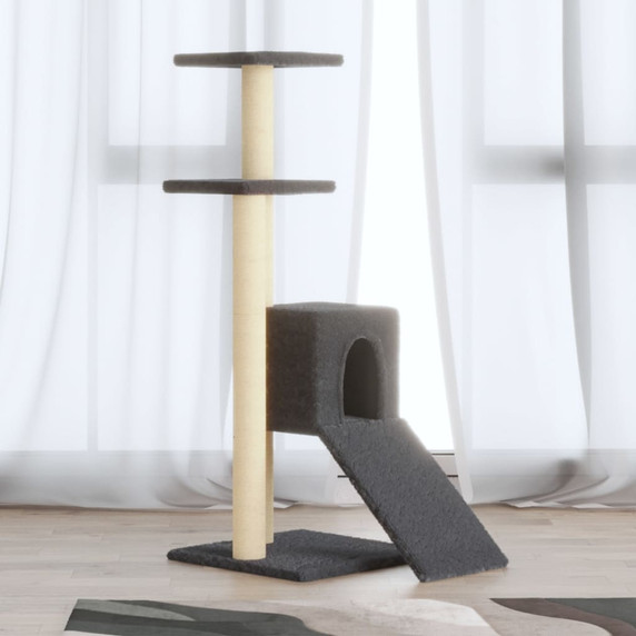 Cat Tree with Sisal Scratching Posts Cream 92 cm