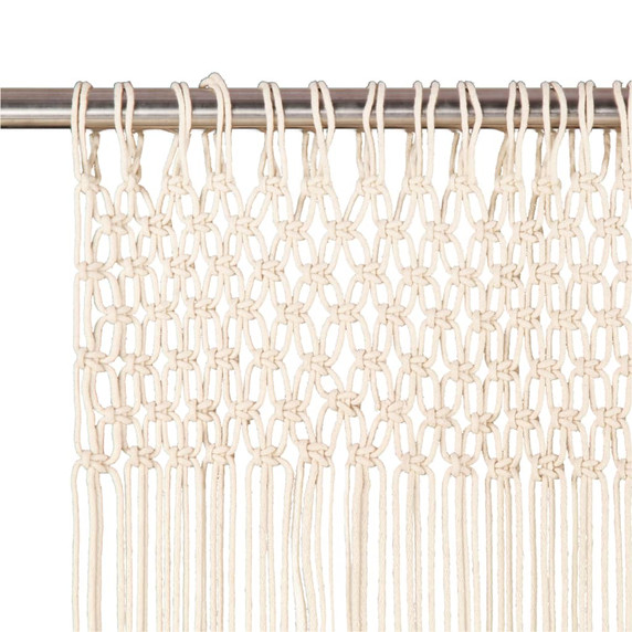 Macrame Curtain 140x240 cm Cotton