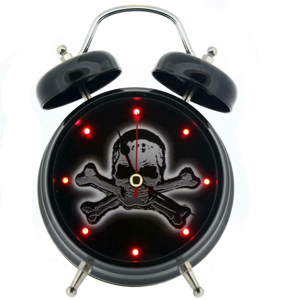 GTP Unisex  Sounding Voice Double Bell Quartz Alarm Clock IMP122