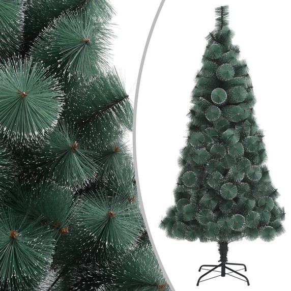 Artificial Christmas Tree LEDs&Ball Set Green 120 cm PVC&PE