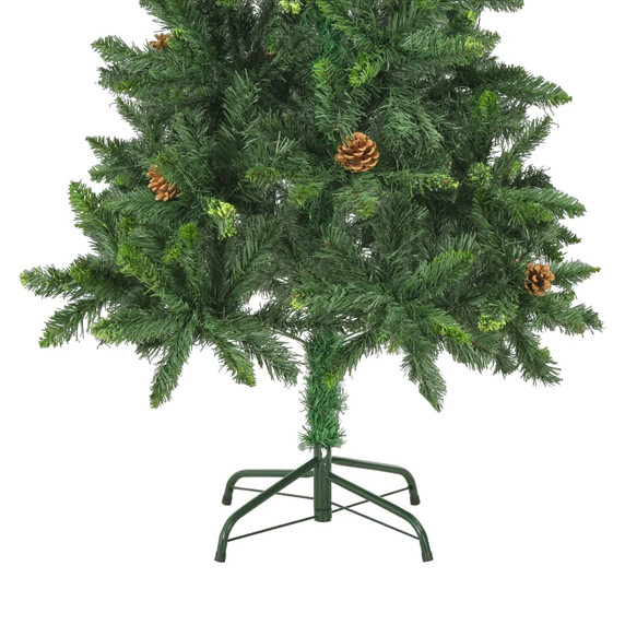 Artificial Christmas Tree with LEDs&Ball Set Green 150 cm