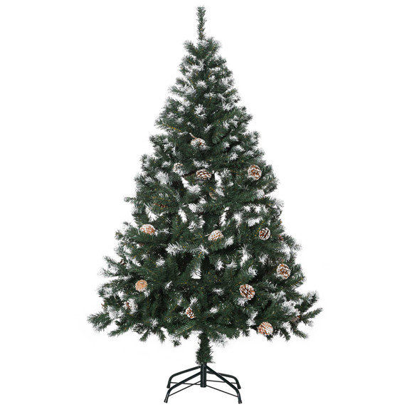 5FT Artificial Christmas Tree Xmas Indoor Decoration, Automatic Open HOMCOM