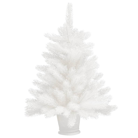 Artificial Christmas Tree with LEDs&Ball Set White 65 cm to 240cm