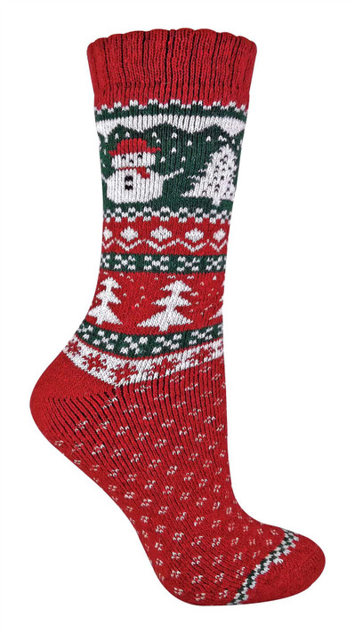 Ladies Wool Xmas Socks