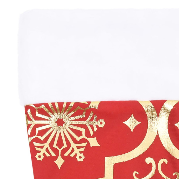Luxury Christmas Tree Skirt with Sock 90 cm to 150cm Fabric