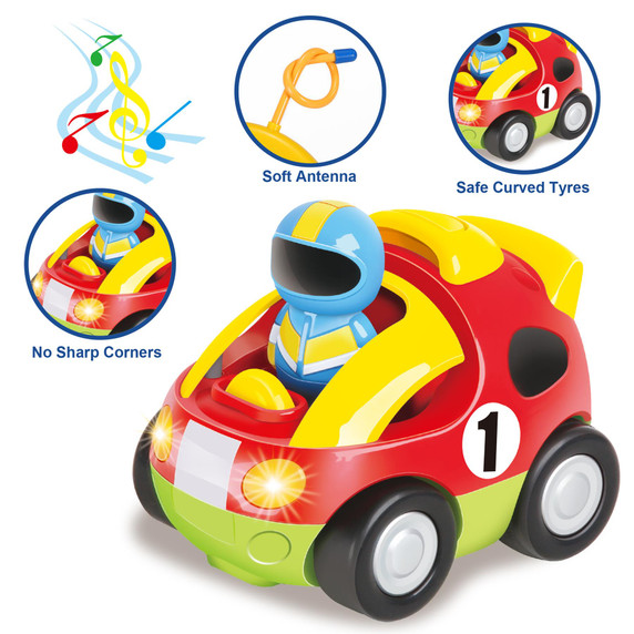 SOKA My First Remote Controlled Car for Toddlers with Light and Sound