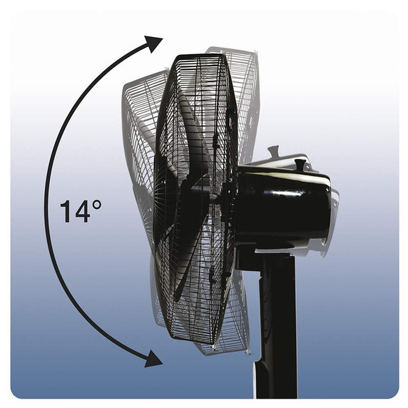 Honeywell Advanced QuietSet 16" Stand Fan With Noise Reduction Technology - Black