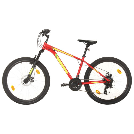 Mountain Bike - 21 Speed - 27.5 inch Wheel - 38 cm,42 cm,50 cm - Red or Black