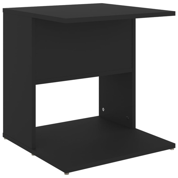 Side Table Black 17.7"x17.7"x18.9" Chipboard