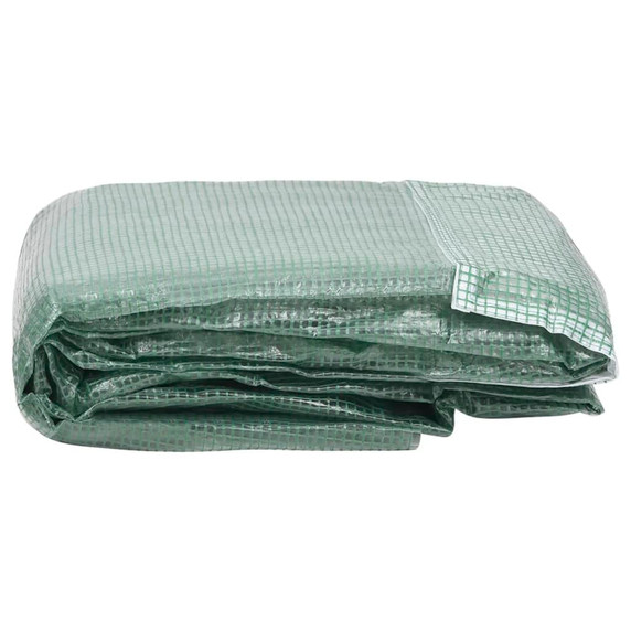 vidaXL Greenhouse Replacement Cover - Multiple Sizes - Green/Transparent