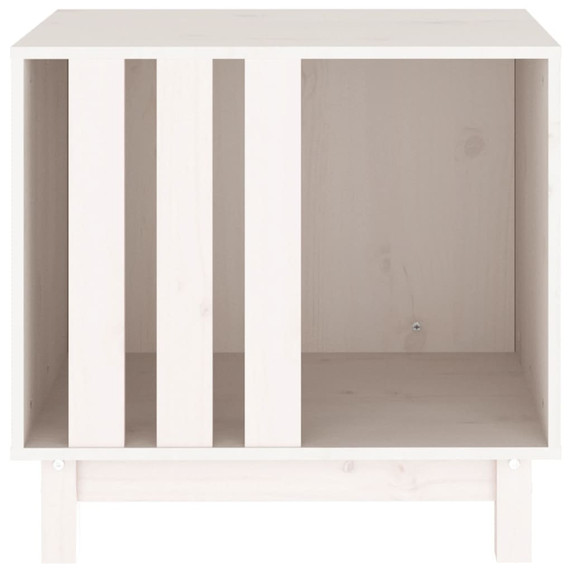 vidaXL Dog House White 60x45x57 cm Solid Wood Pine