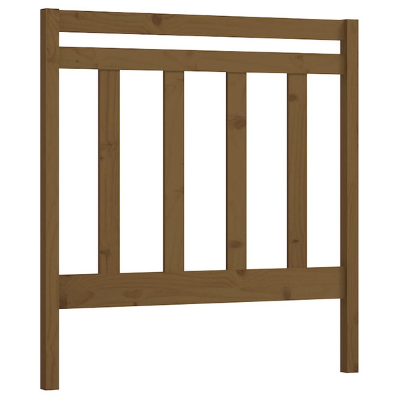 vidaXL Bed Headboard Honey Brown 95x4x100 cm Solid Wood Pine