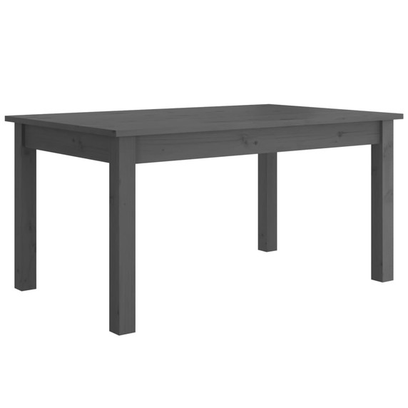 vidaXL Coffee Table Grey 80x50x40 cm Solid Wood Pine