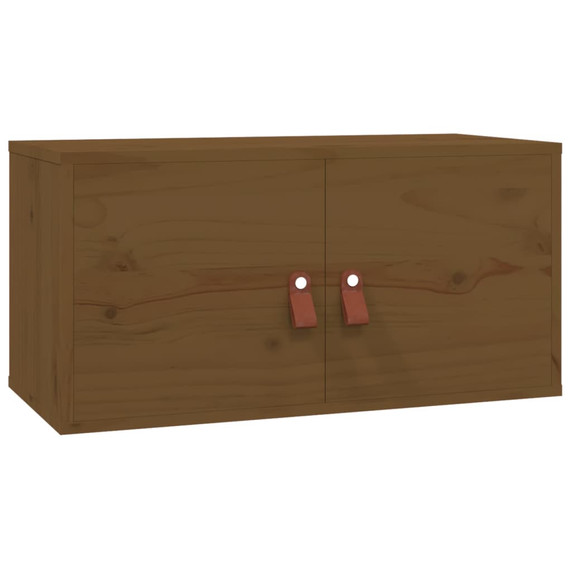 vidaXL Wall Cabinets 2 pcs Honey Brown 60x30x30 cm Solid Wood Pine
