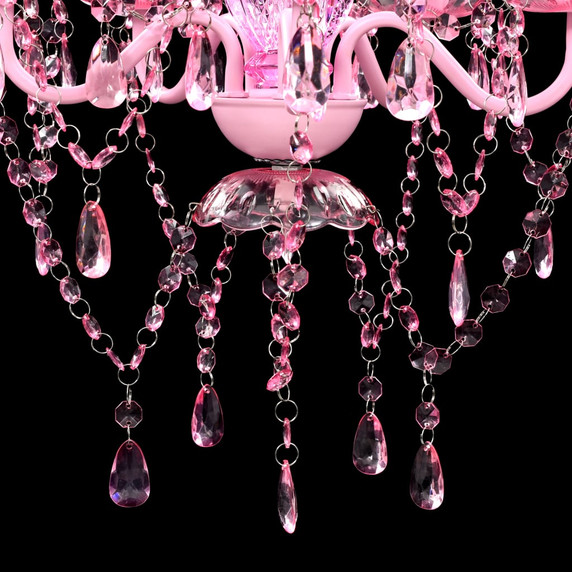 Pink Crystal Light 5 Bulb