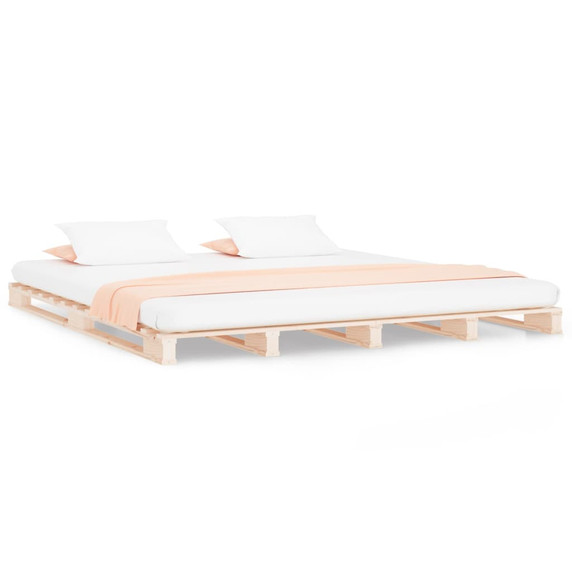 vidaXL Bed Frame 120x200 cm Solid Wood Pine