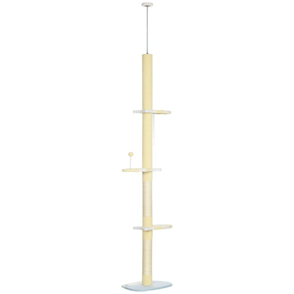 260cm Height Adjustable Floor-To-Ceiling Cat Tree