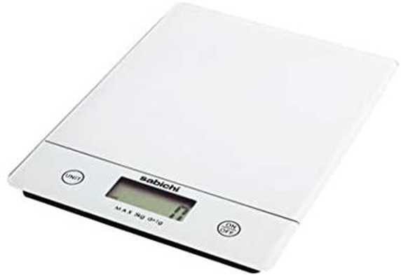 Sabichi Kitchen 5kg Digital Scale- White