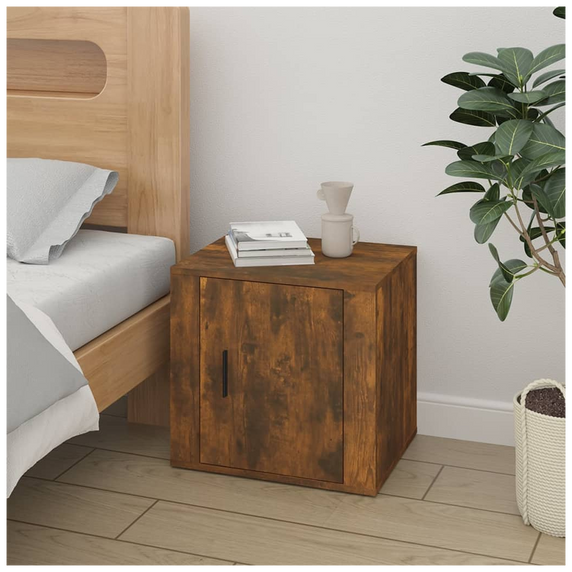 Bedside Cabinets 2 pcs Smoked Oak