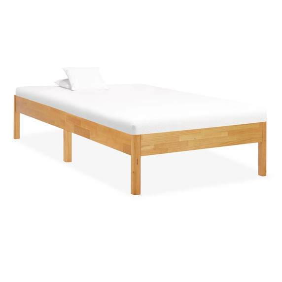 Bed Frame - Solid Oak Wood - 90x200cm to 200x200cm