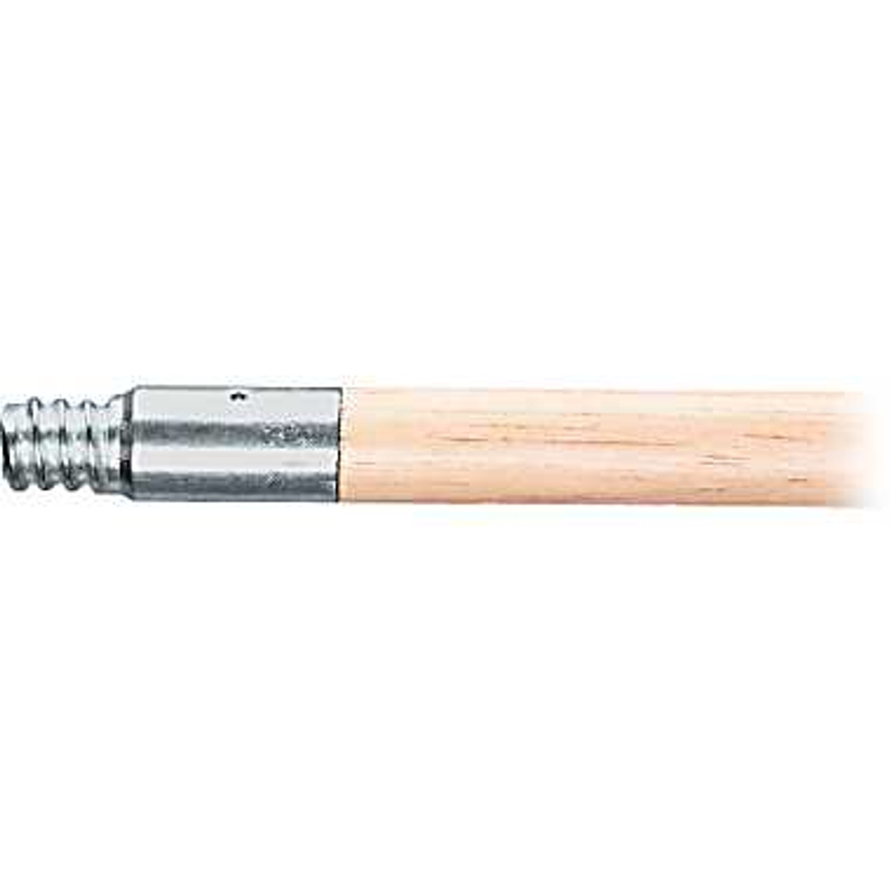 Wood Upright Broom Handle Metal Tip 15/16x48 - #M-48