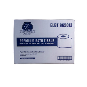 Elite Premium White Bath Tissue 500 sheets - 96/cs - #ELBT965013 Elite Premium White Bath Tissue 500 sheets - 96/cs - #ELBT965013