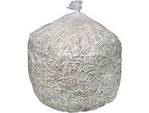 38" x 60" 60 Gallon 14 MIC Natural Hi-Density Can Liner - #HCR-386014C 38" x 60" 60 Gallon 14 MIC Natural Hi-Density Can Liner - #HCR-386014C