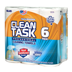 Clean Task® Professional Roll Towels 6-Pack - 24/cs - #54524 Clean Task® Professional Roll Towels 6-Pack - 24/cs - #54524