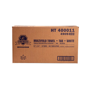 Premium White Multifold Paper Towels 250 per pack - 16pk/cs - #HT400011 Premium White Multifold Paper Towels 250 per pack - 16pk/cs - #HT400011