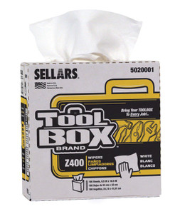 TOOLBOX® White Heavy Duty Interfold Wipers - #5020001 TOOLBOX® White Heavy Duty Interfold Wipers - #5020001